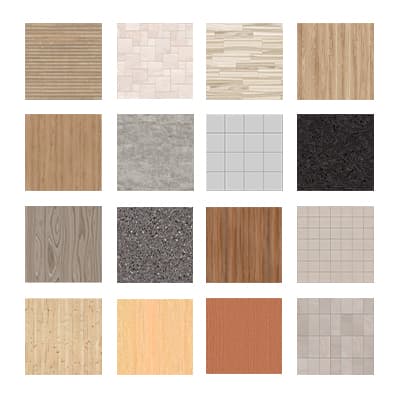 Muestra de texturas incluidas en el curso
